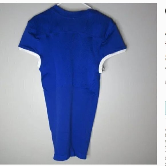 Adidas PrimKnit A1 Football Jersey blue new with tags sz 2XL - Picture 5 of 6